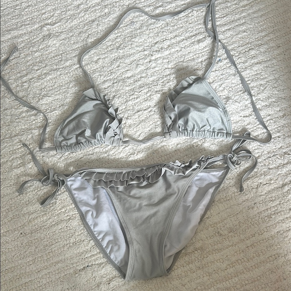 Stylish Gray Bikini Set